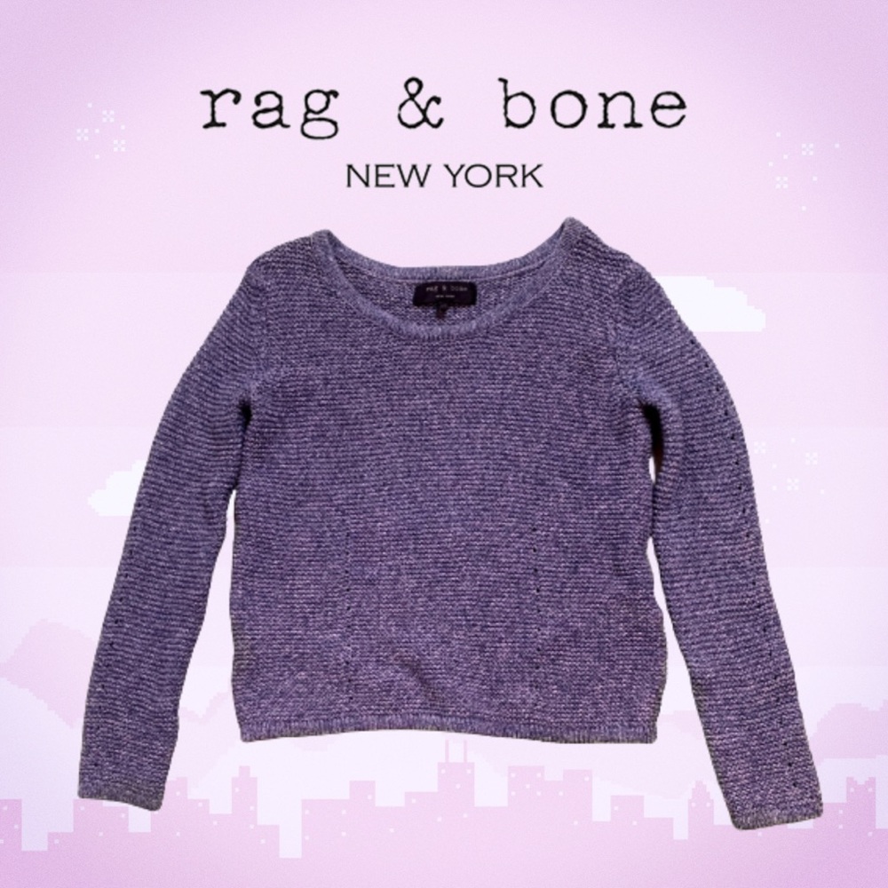 Rag & Bone Blue Knit Sweater